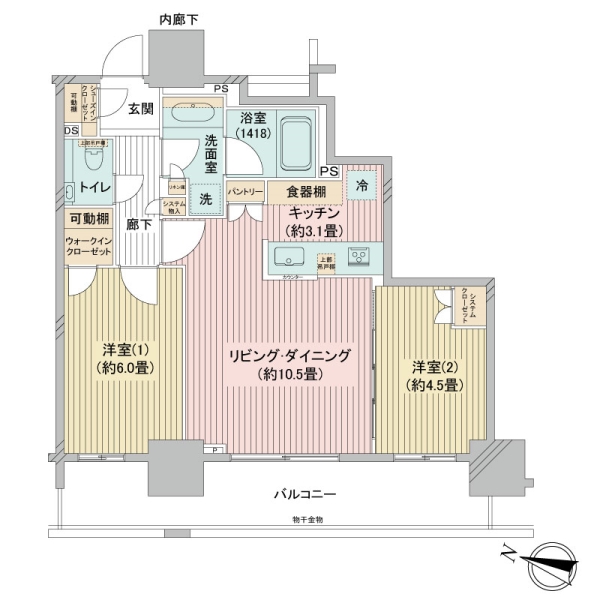 エクセレント　ザ　タワーの間取図