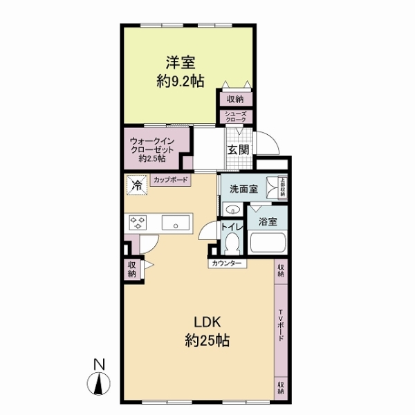 桜台パークマンションの間取図