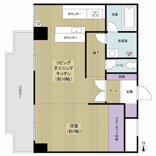 ストークウエステリアの間取図
