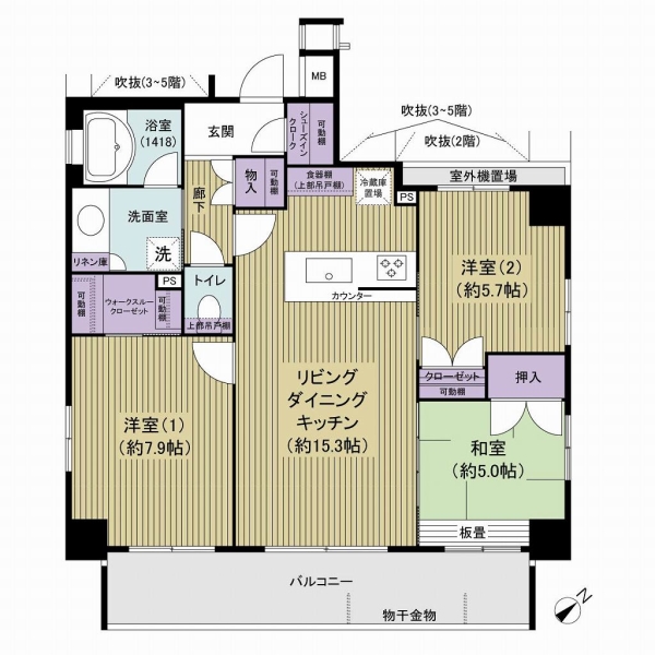 ファーストシーン小岩ラグゼの間取図