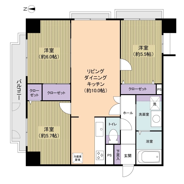 アートウィル赤坂の間取図