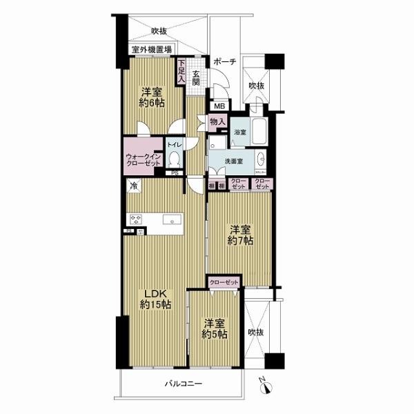 エミナンス高槻の間取図
