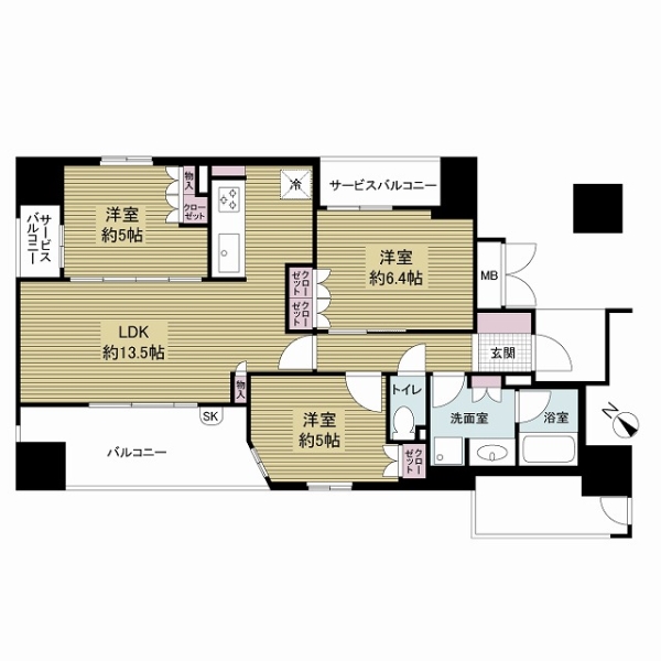 ローレルスクエア守口の間取図