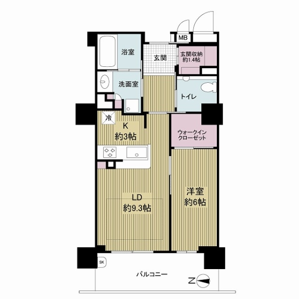 マスターズマンション吹田千里丘中楽坊の間取図