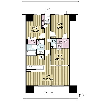 レジデンス大日ステーションプレミアの間取図