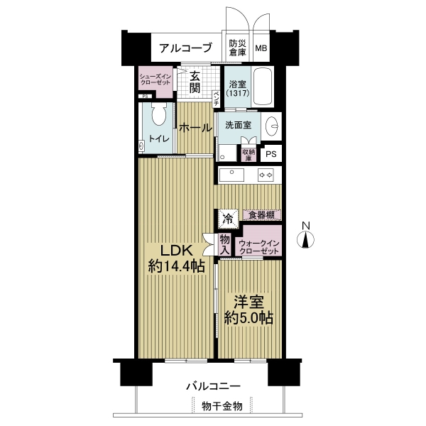 サンミット大日の間取図