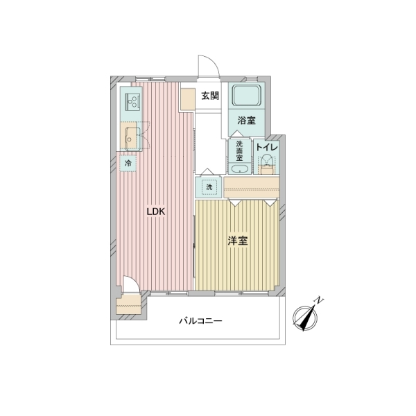逗子コーポラスの間取図