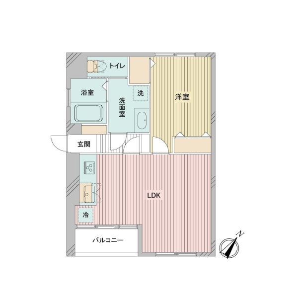 逗子コーポラスの間取図