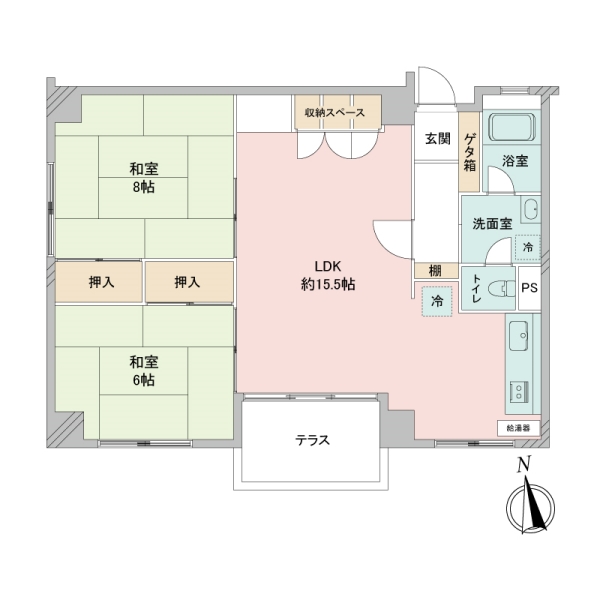 シヤンボール高井戸の間取図