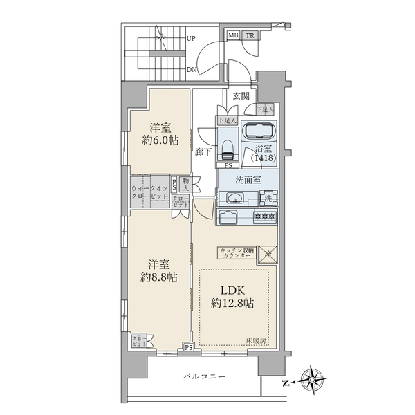 ブリリア浅草橋の間取図