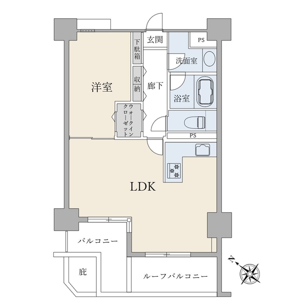ライオンズマンション渋谷第２の間取図