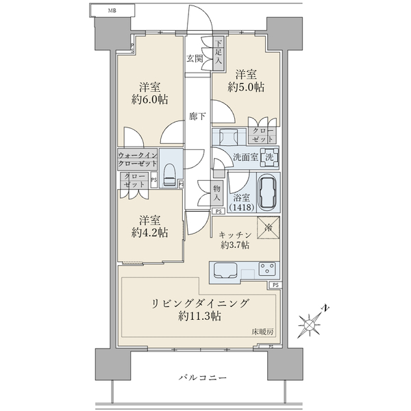 ＳＨＩＮＴＯ　ＣＩＴＹ（シントシティ）の間取図