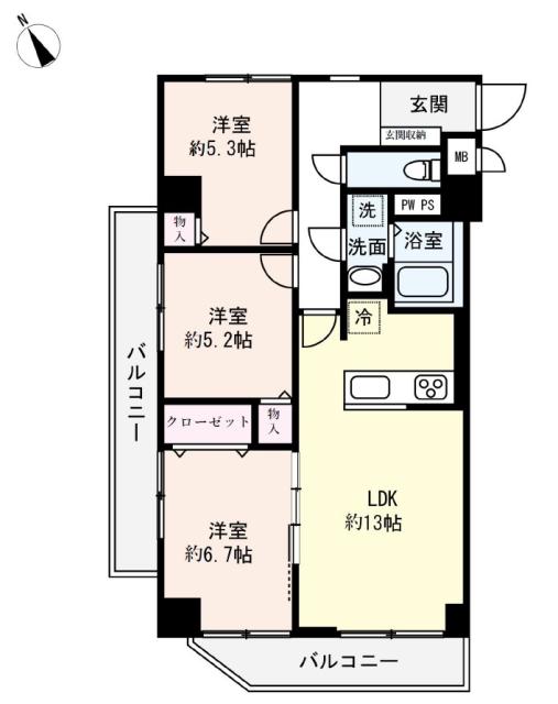 エッセンの間取図