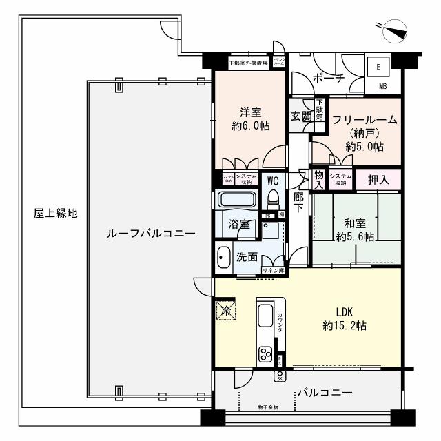 エルヴェール神戸本山アーバンライフの間取図