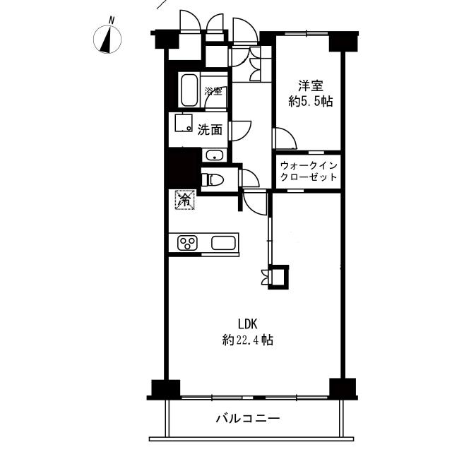 保谷ハウスの間取図