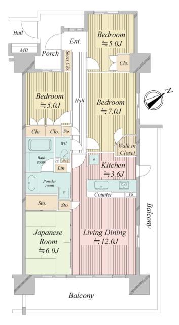 ビー・サイトの間取図