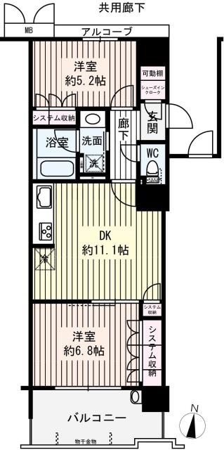 ブランシエラ千林大宮の間取図