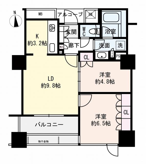 シエリアタワーなんばの間取図