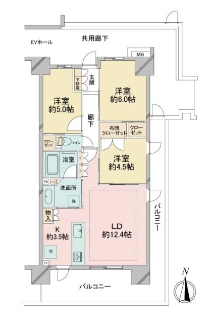 プレミスト船橋塚田の間取図