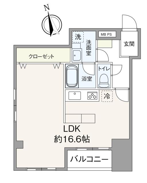 サングレイス東戸塚参番館の間取図