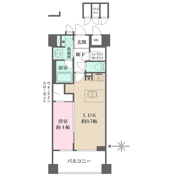 パラドール四条烏丸グレイスの間取図