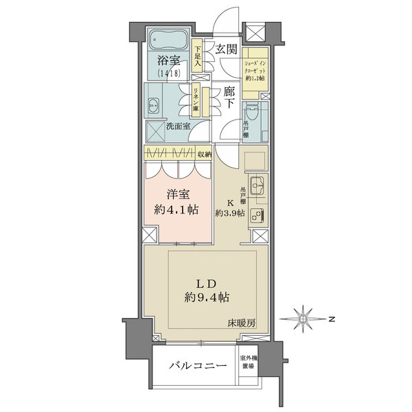 ザ・パークハウス京都河原町の間取図