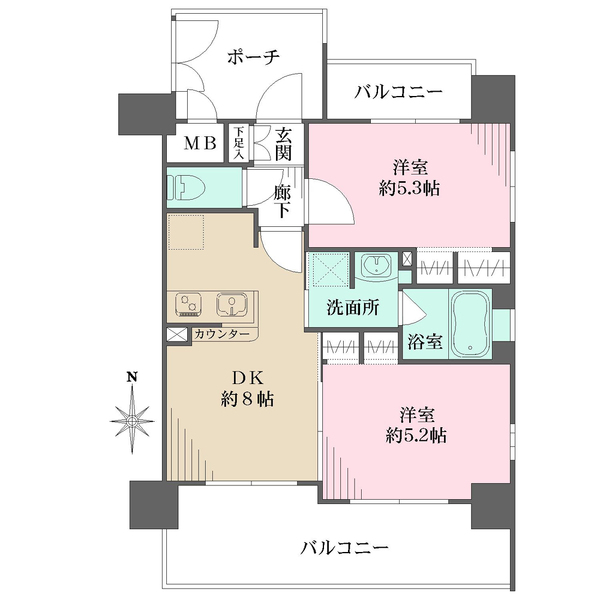 エステムプラザ京都御所ノ内REGIAの間取図