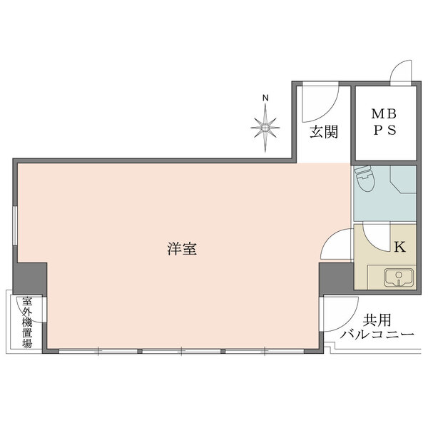 ダイアパレス大手前の間取図