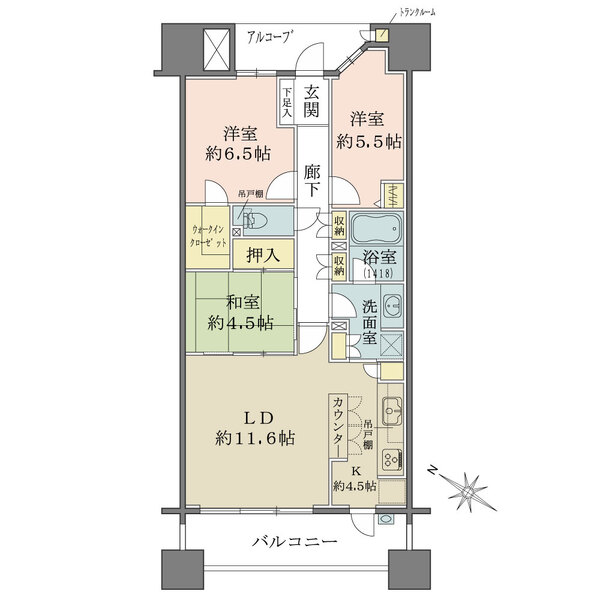 シーサイドレジデンスコスモスクエア駅前の間取図