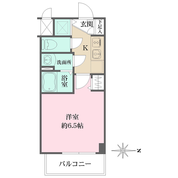 プレサンス松屋町駅前の間取図