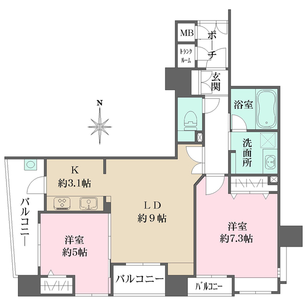 エステムコート谷町六丁目IIアクティーネ