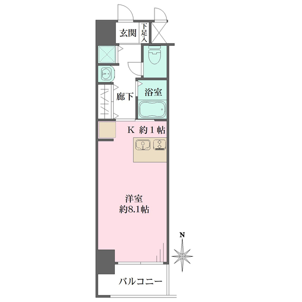 プレサンス東本町Vol.2の間取図