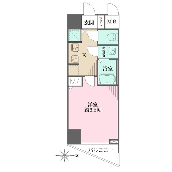 エスライズ京都河原町の間取図