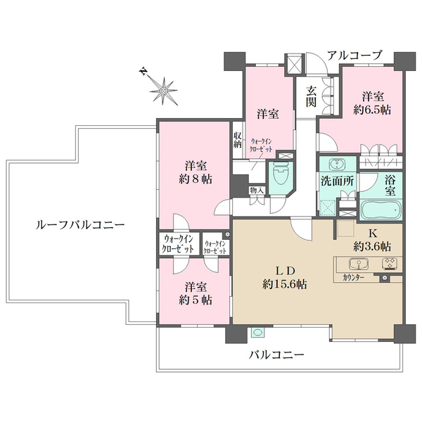 クレヴィア甲子園の間取図