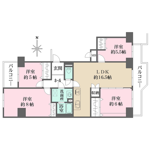イトーピア武庫川の間取図