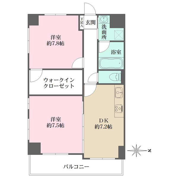 グレイス西宮の間取図