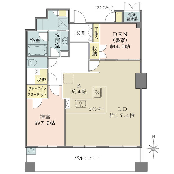 ジオタワー西宮北口の間取図