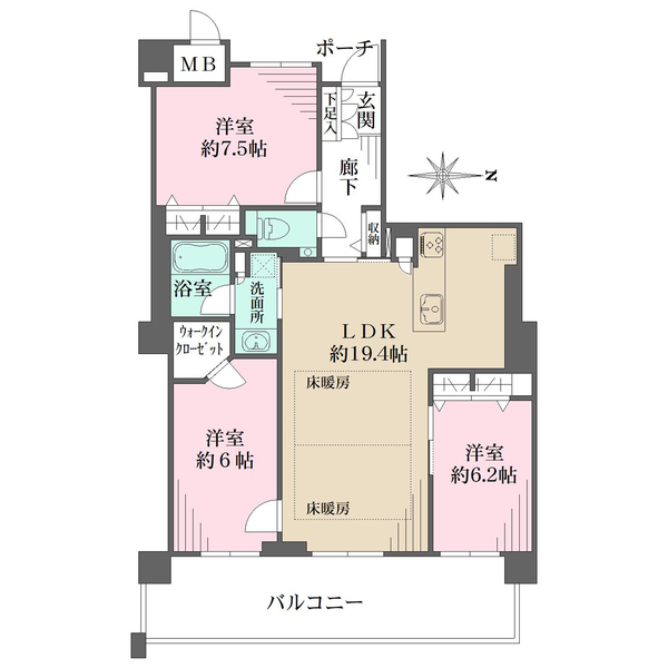 アクタ西宮東館の間取図