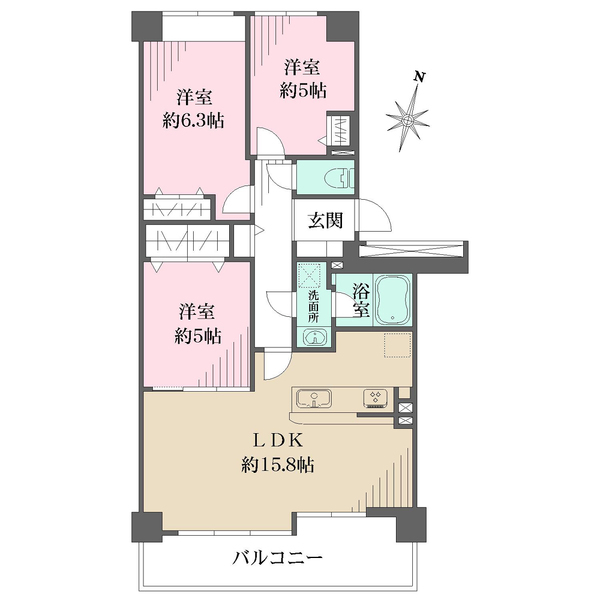 コート甲子園南の間取図