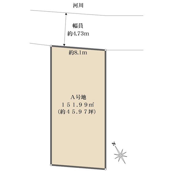 A号地の間取図