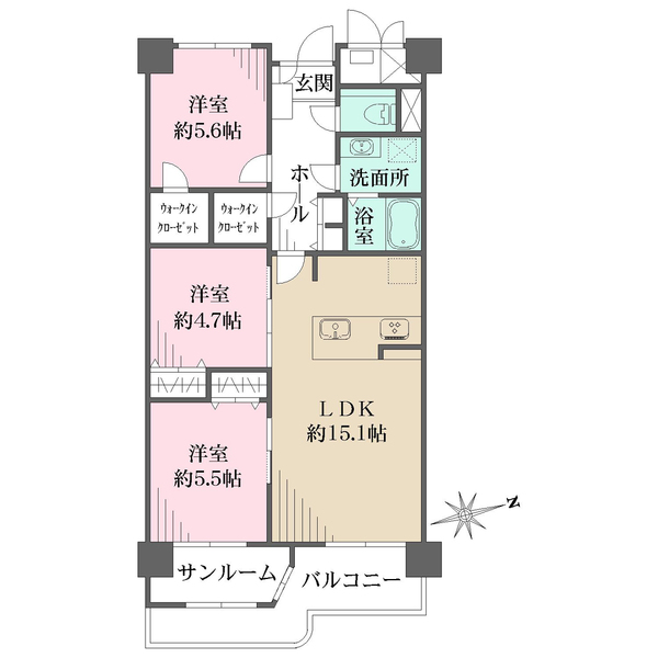 ジークレフ第２武庫川の間取図
