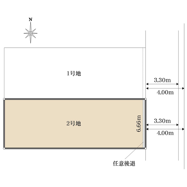 2号地の間取図