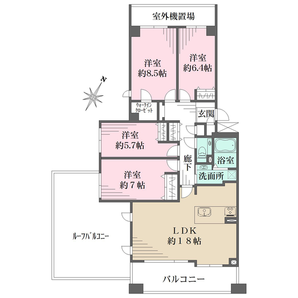 メゾン仁川の間取図
