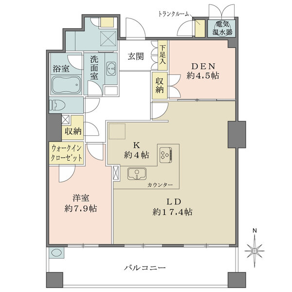 ジオタワー西宮北口の間取図