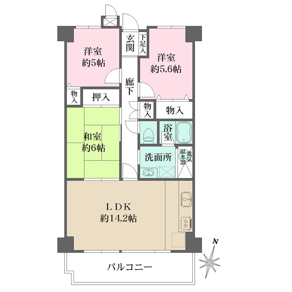 エル夙川の間取図