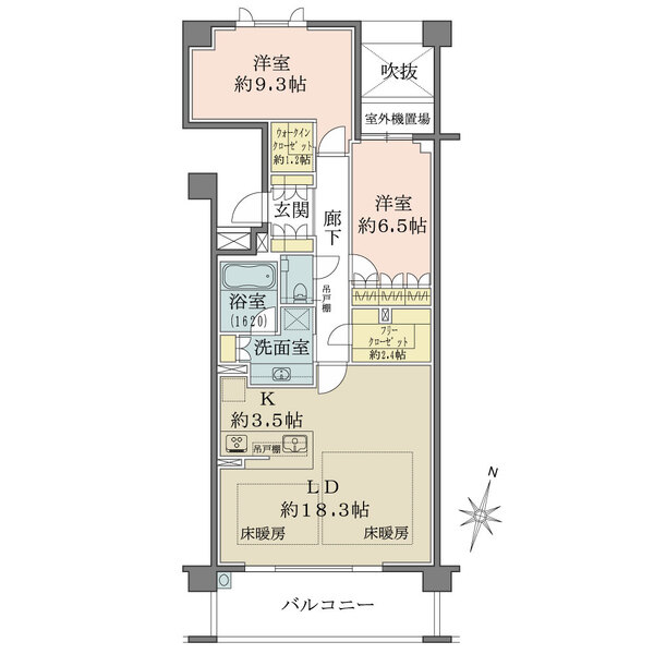 ザ・パークハウス芦屋レジデンスの間取図