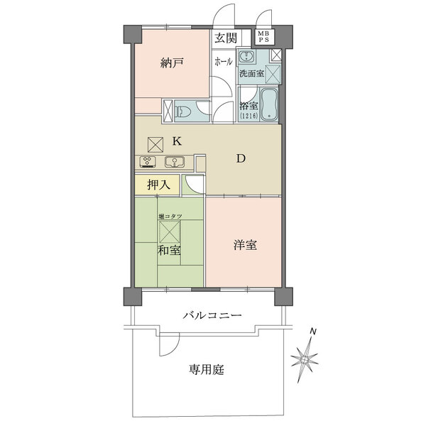 ライオンズマンション芦屋西蔵町の間取図