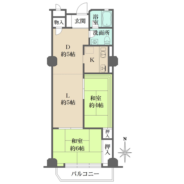芦屋川アーバンライフの間取図