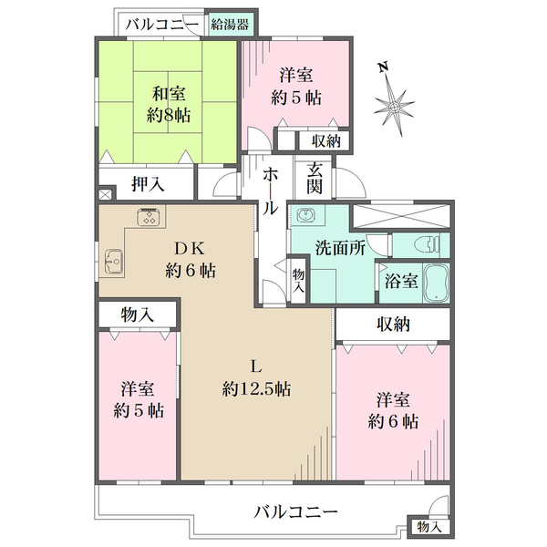 今津浜パークタウンの間取図