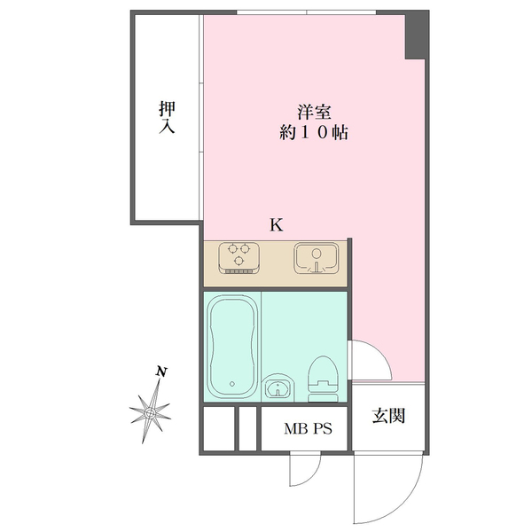 日生住吉コープの間取図